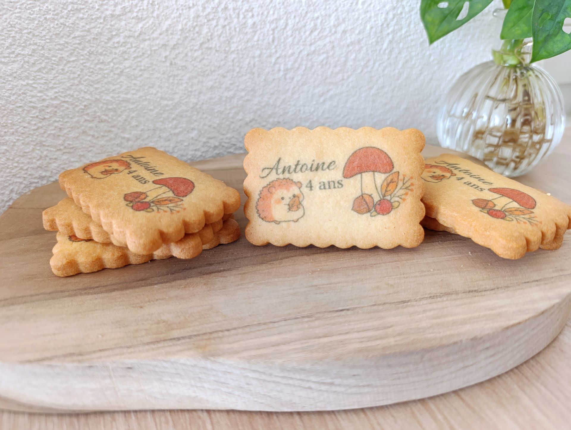 Biscuits rectangles personalisés 