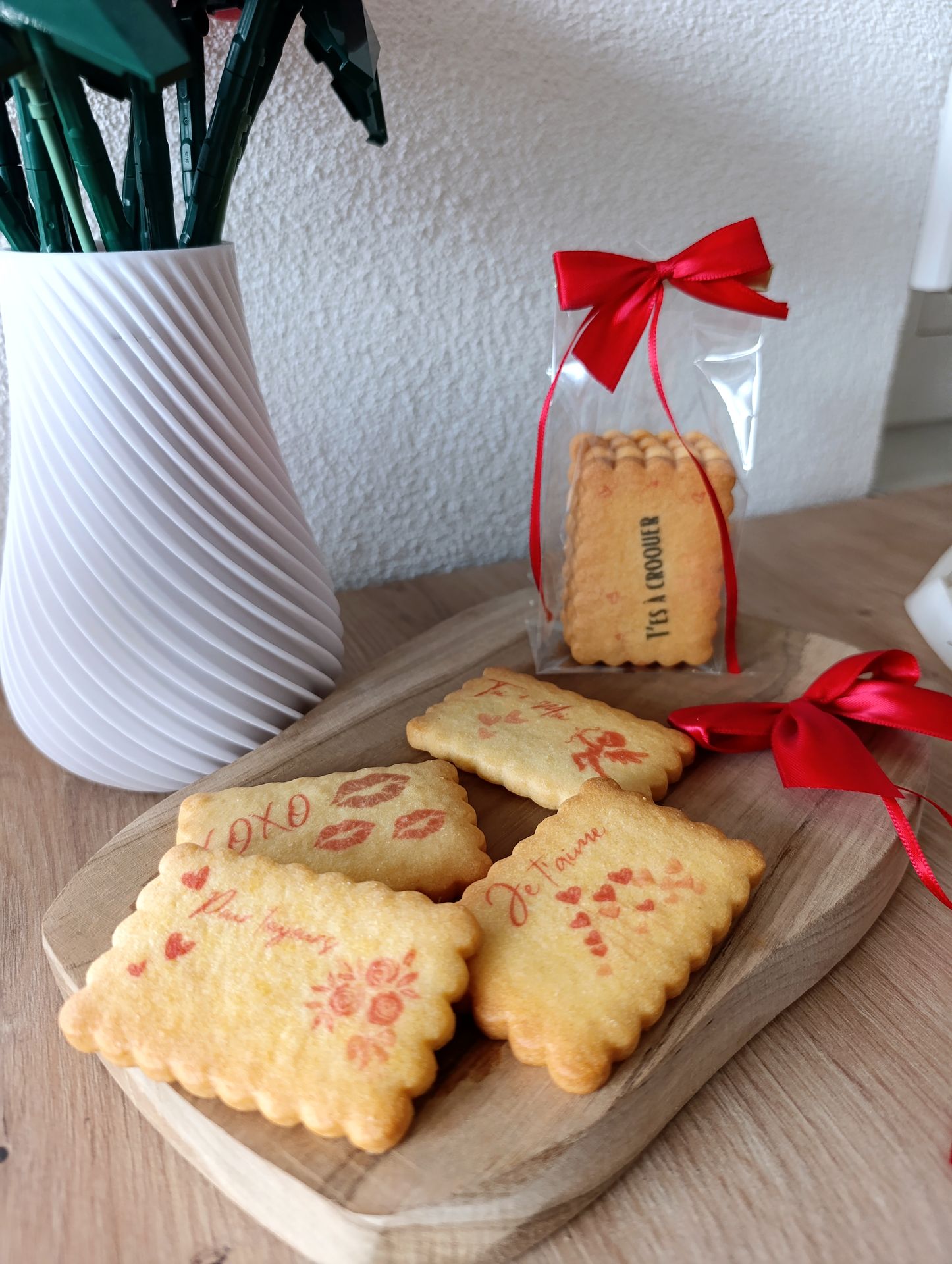 Biscuits rectangles personalisés 