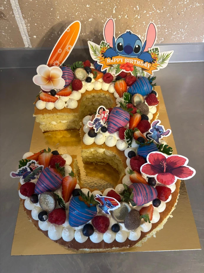 Number cake personalisé